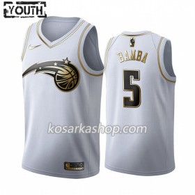 Dres Orlando Magic Mohamed Bamba 5 Nike 2019-20 Bijela Golden Edition Swingman - Dječji